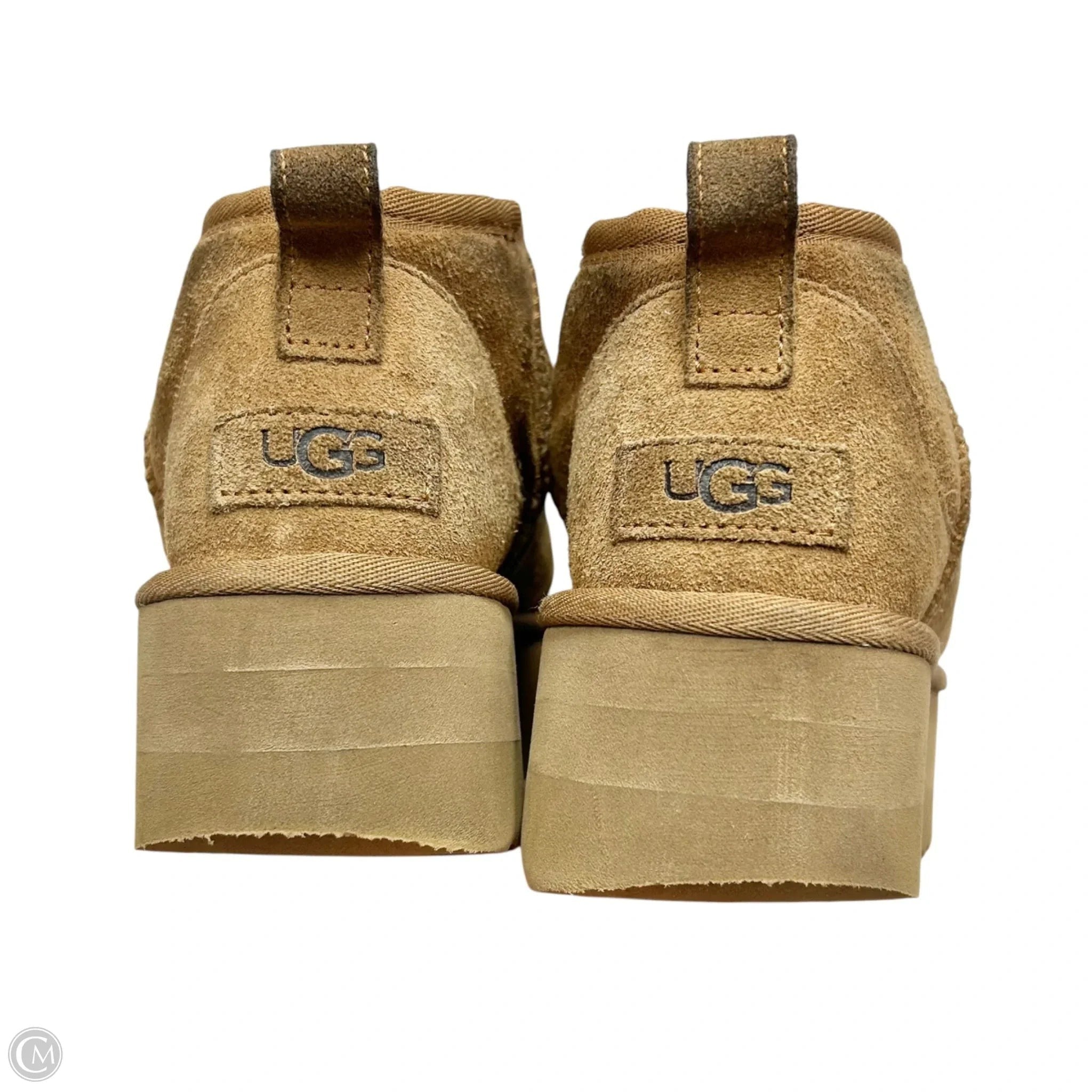 Boots Designer By Ugg In Tan, Size: 7