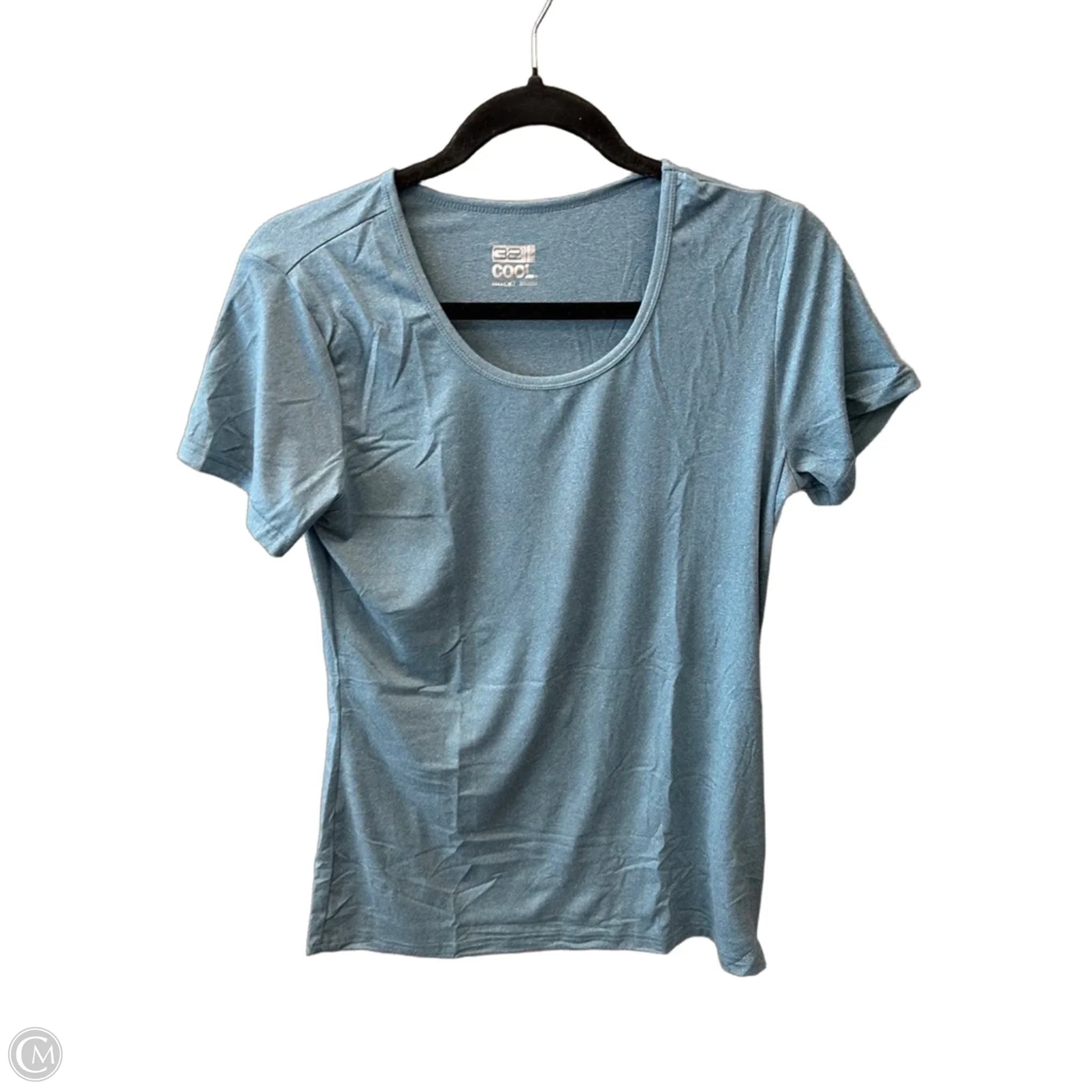 Athletic Top Short Sleeve By 32 Degrees In Blue, Size: M