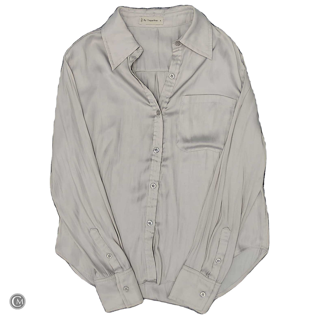 Blouse Ls By By Together In Beige, Size: S