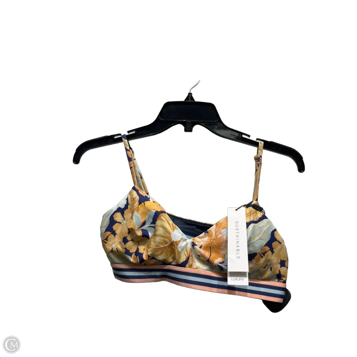 Athletic Bra By monte and lou In Blue & Orange, Size: 12