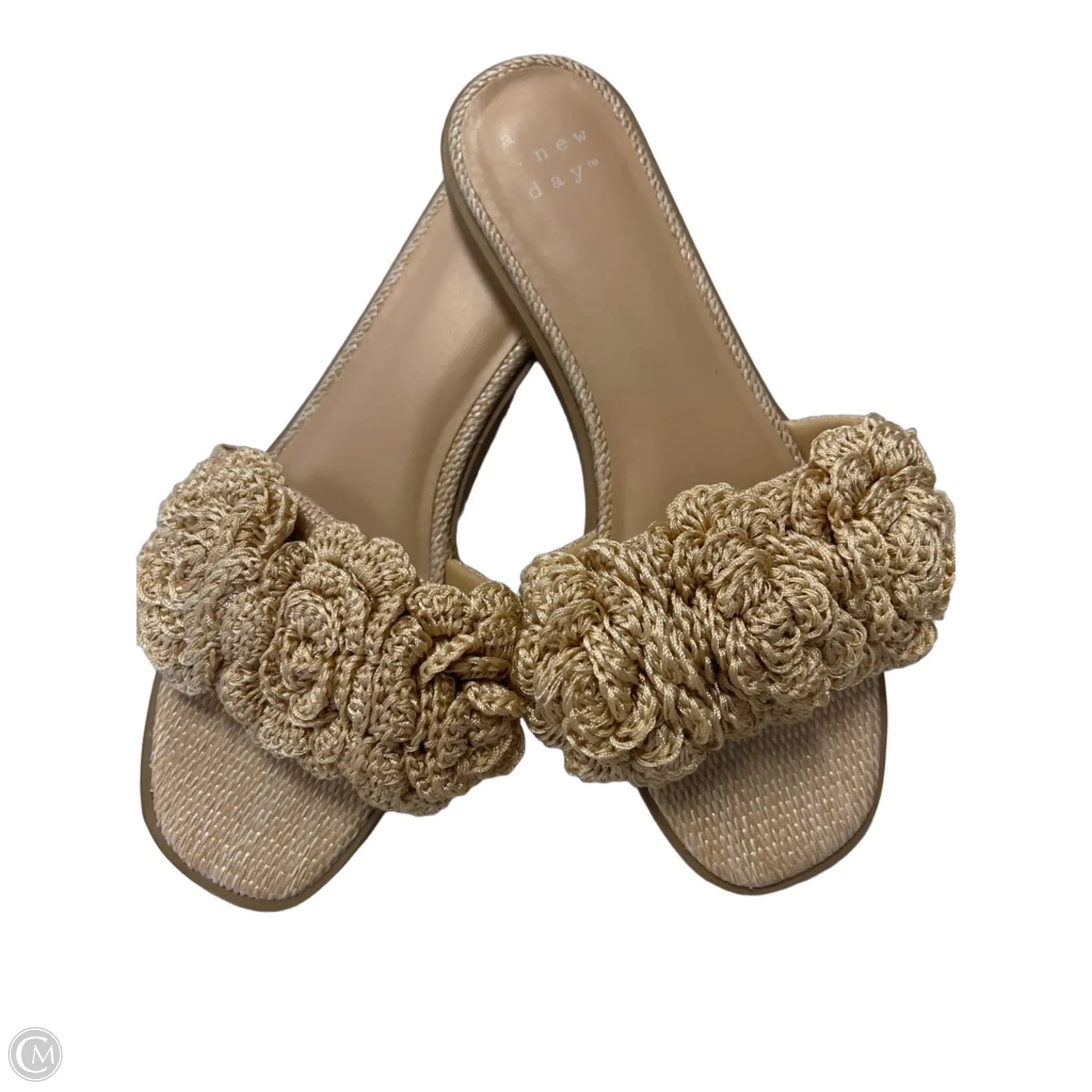 Sandals Flats By A New Day In Tan, Size: 9