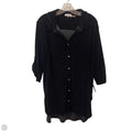 Tunic Long Sleeve By Calvin Klein In Black, Size: L