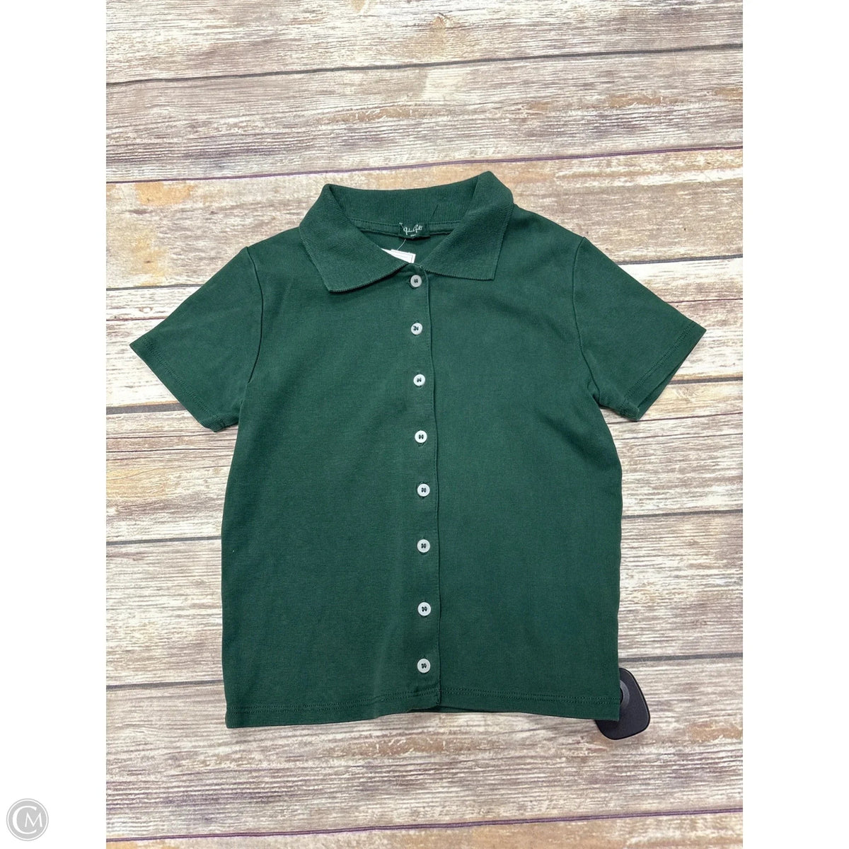 Top Short Sleeve By John Galt In Green, Size: S