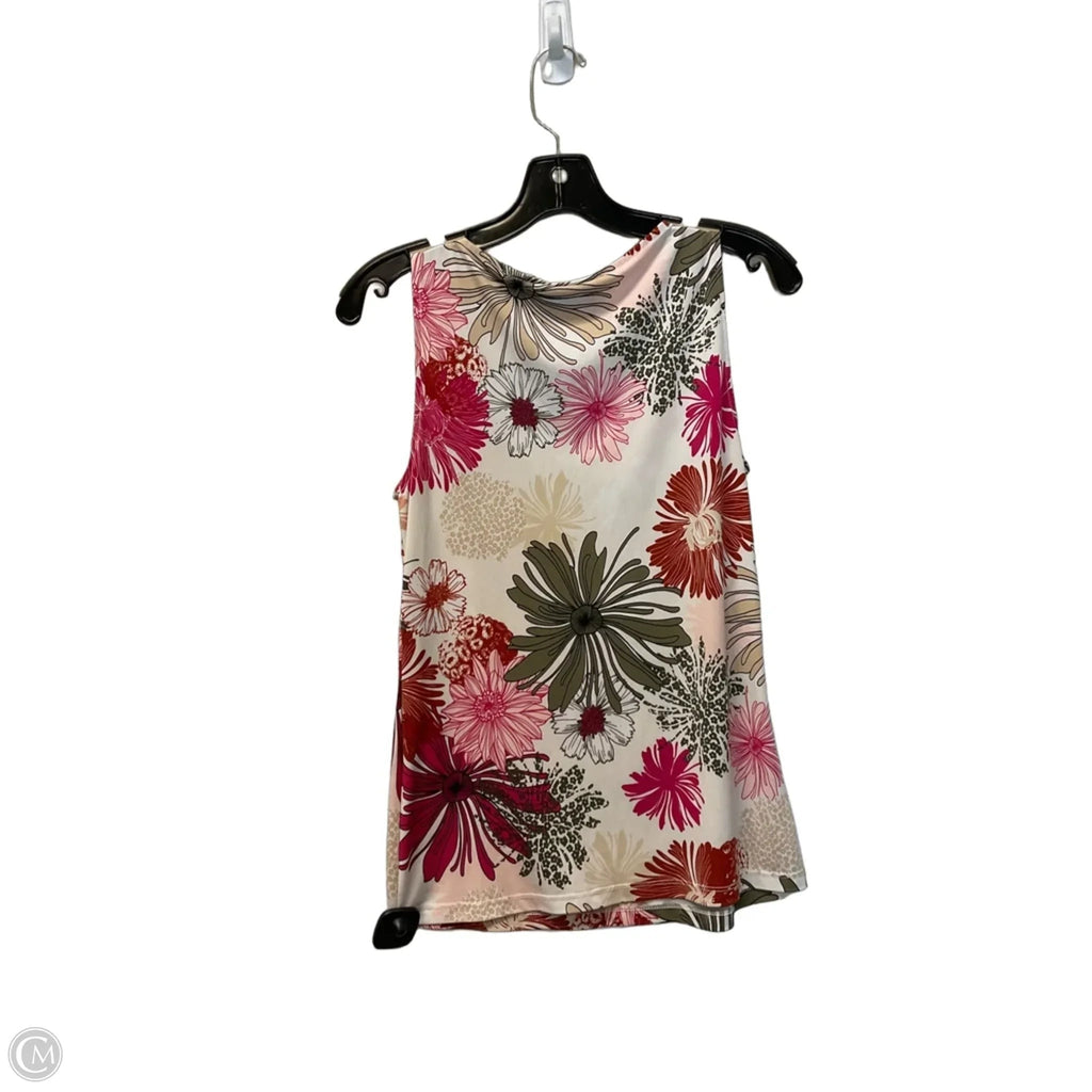 Top Sleeveless By New York And Co In Floral Print, Size: Xs