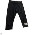 Athletic Capris By Puma In Black & White, Size: M