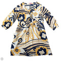 Dress Designer By Lilly Pulitzer In blue & yellow, Size: M