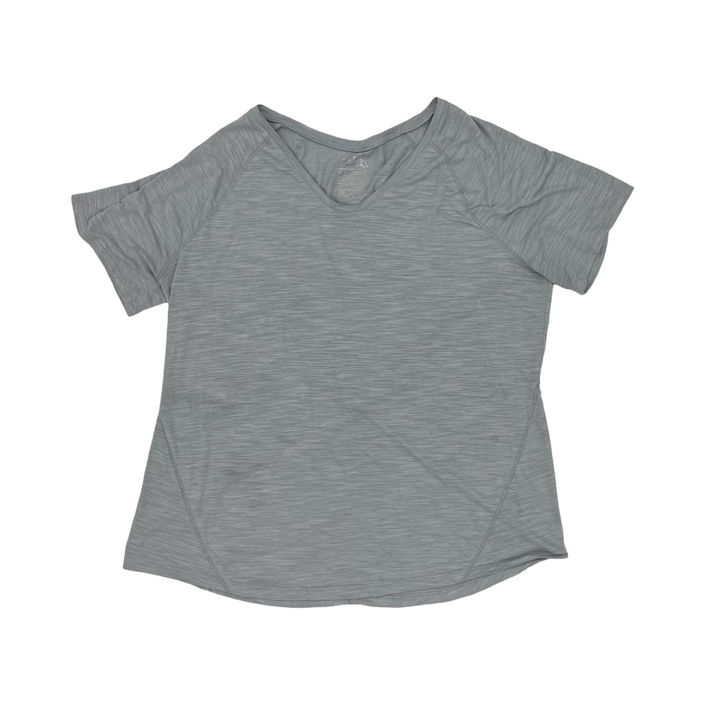 Top Ss By Terra & Sky In Grey, Size:2X