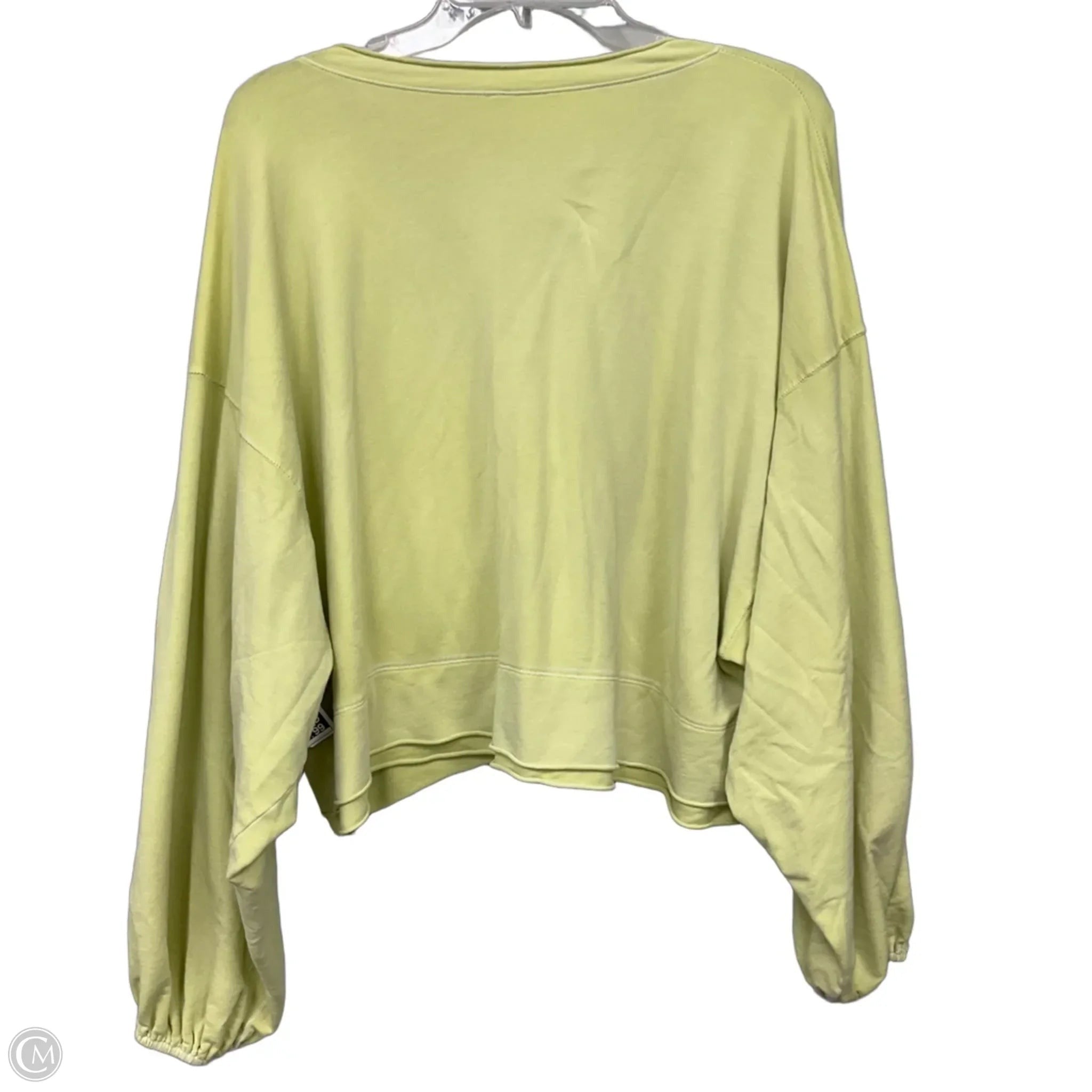 Top Long Sleeve By Free People In Yellow, Size: Xs