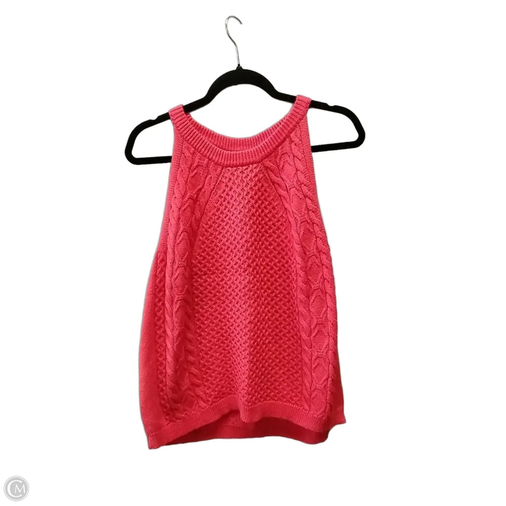 Sweater Short Sleeve By A New Day In Red, Size: Xxl
