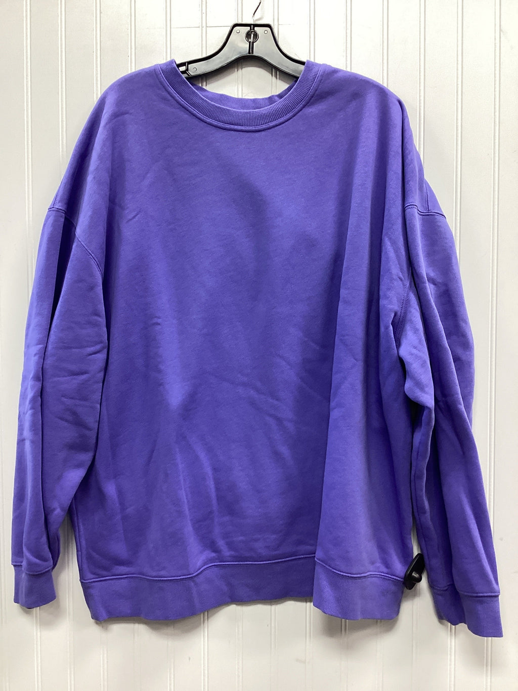 Sweatshirt Crewneck By Cmc In Purple, Size:2X