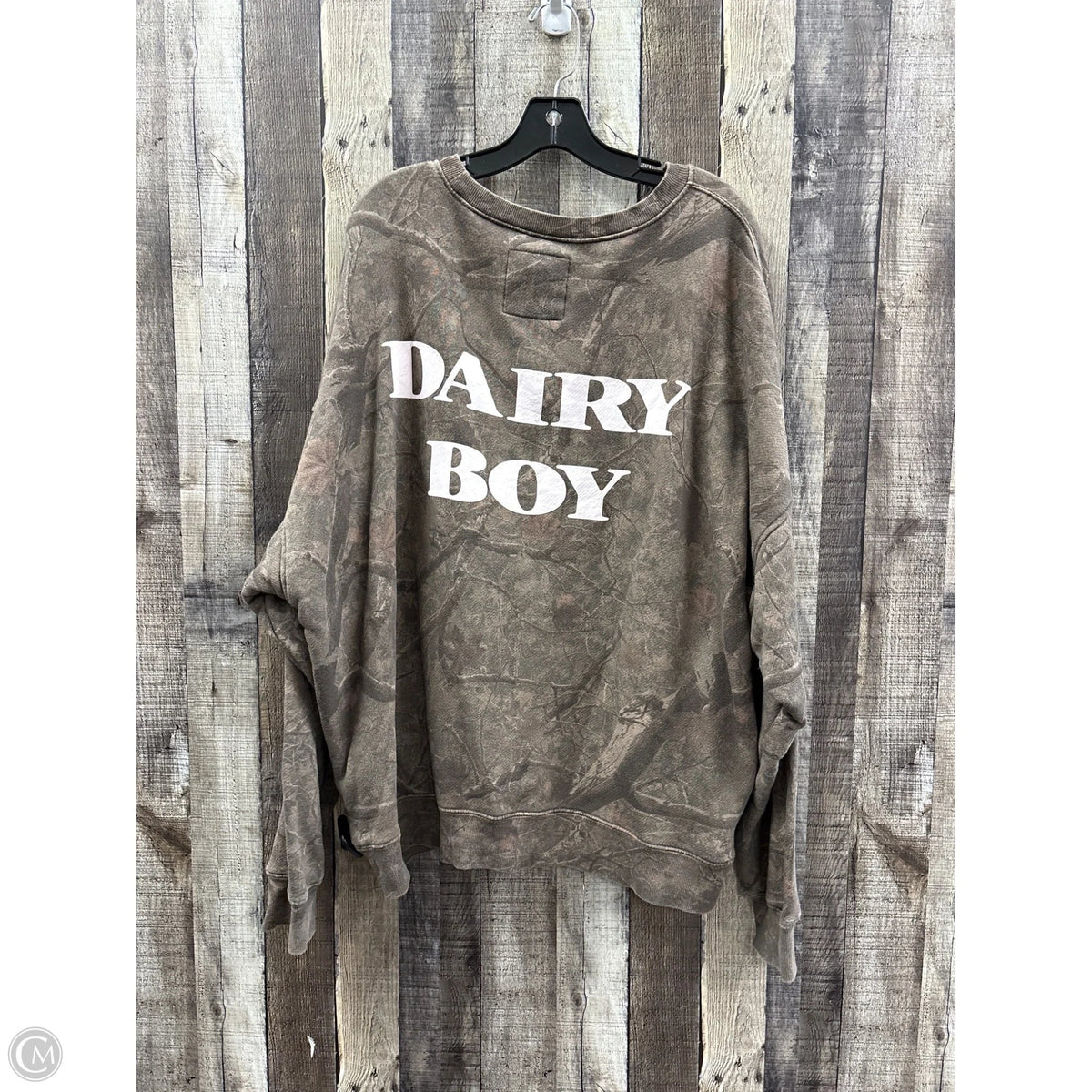 Sweatshirt Crewneck By Cmc In Camouflage Print, Size: Xl