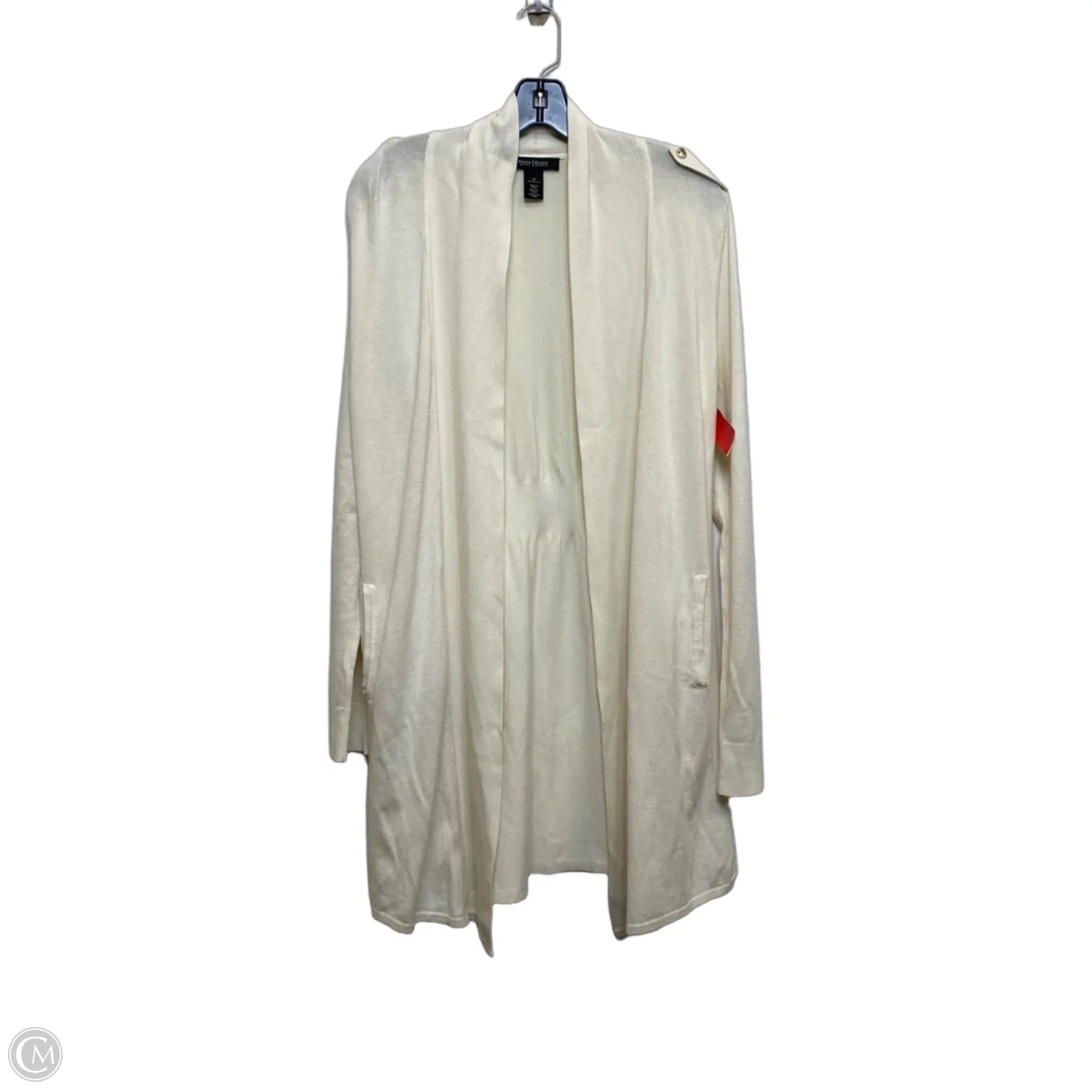 Cardigan By White House Black Market In Cream, Size: M