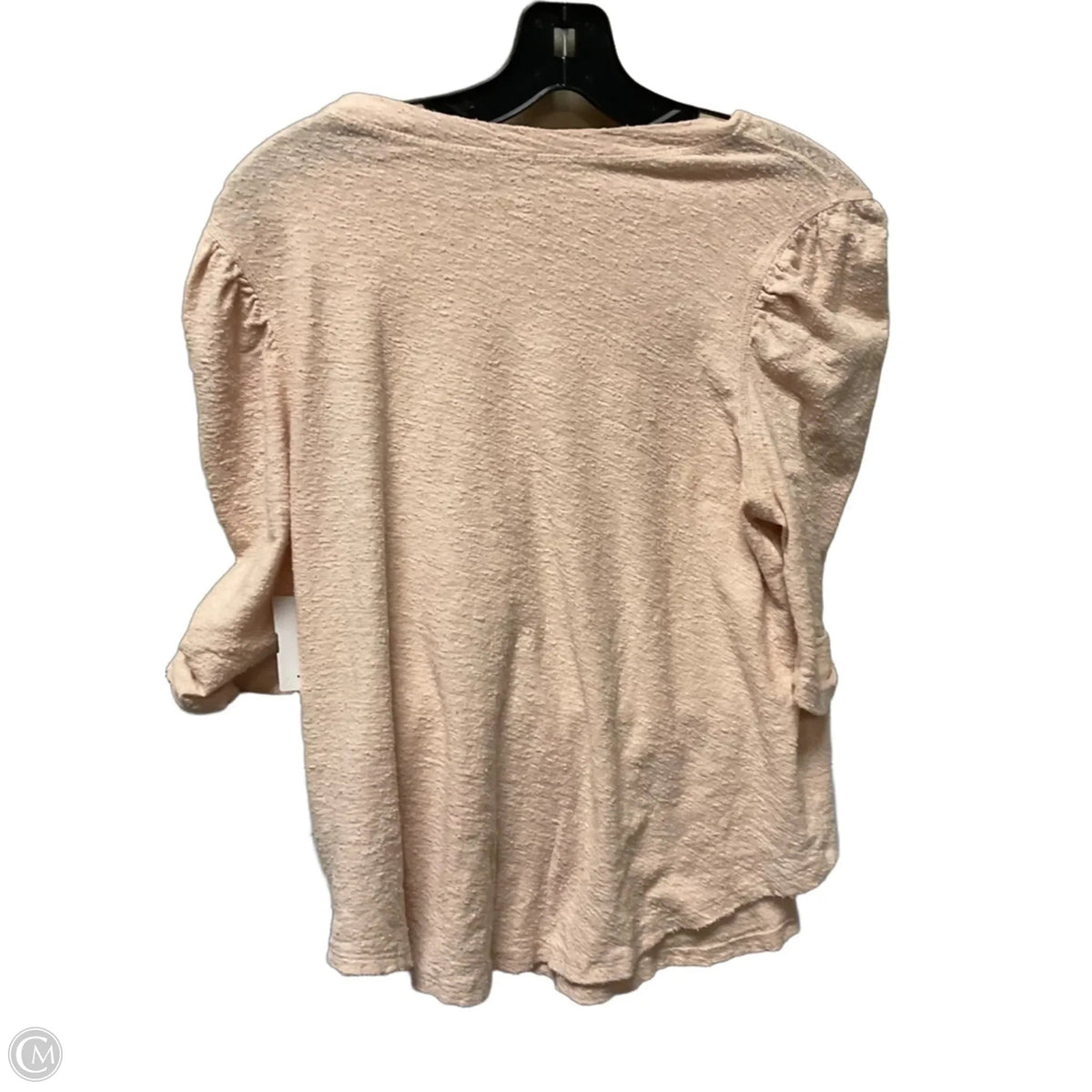 Top 3/4 Sleeve By Free People In Peach, Size: Xs