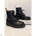 Boots Leather By Dr Martens In Black, Size: 6