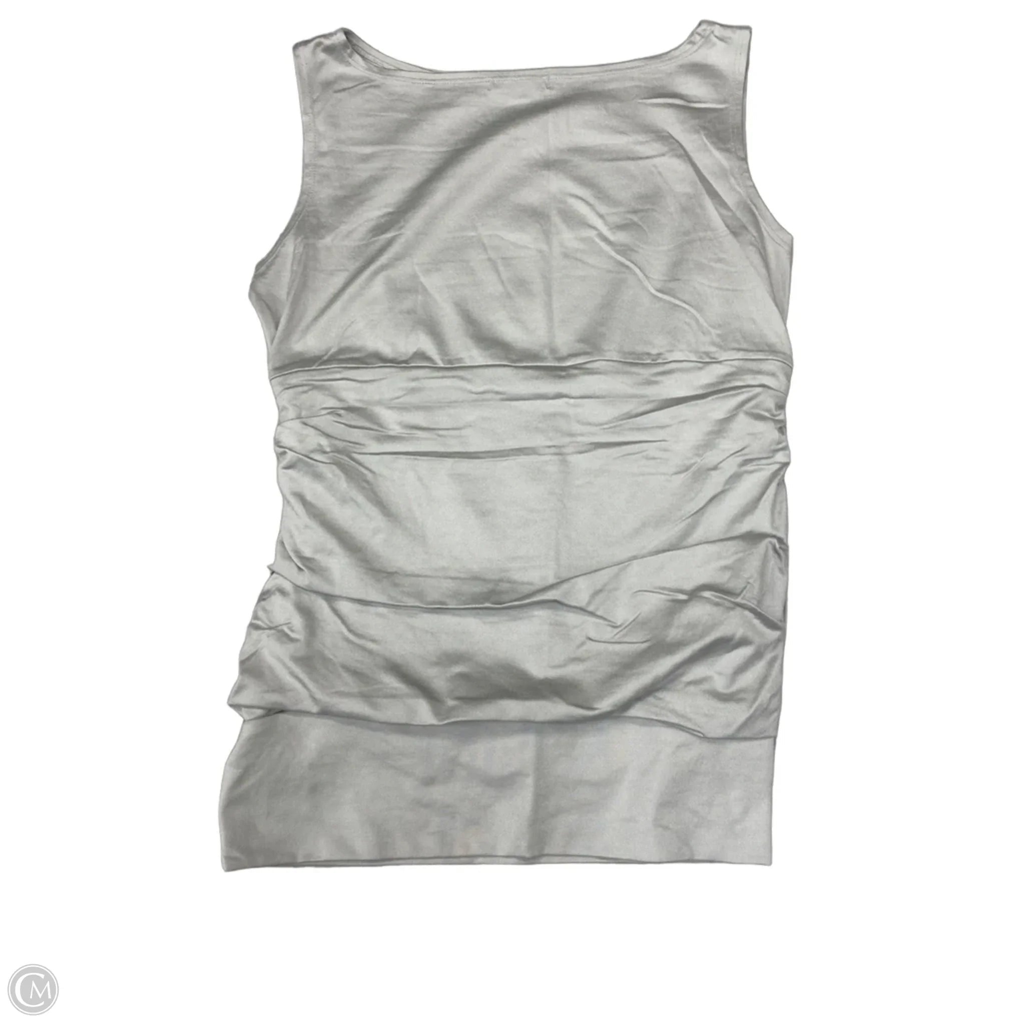 Top Sleeveless By Clothes Mentor In Grey, Size: M