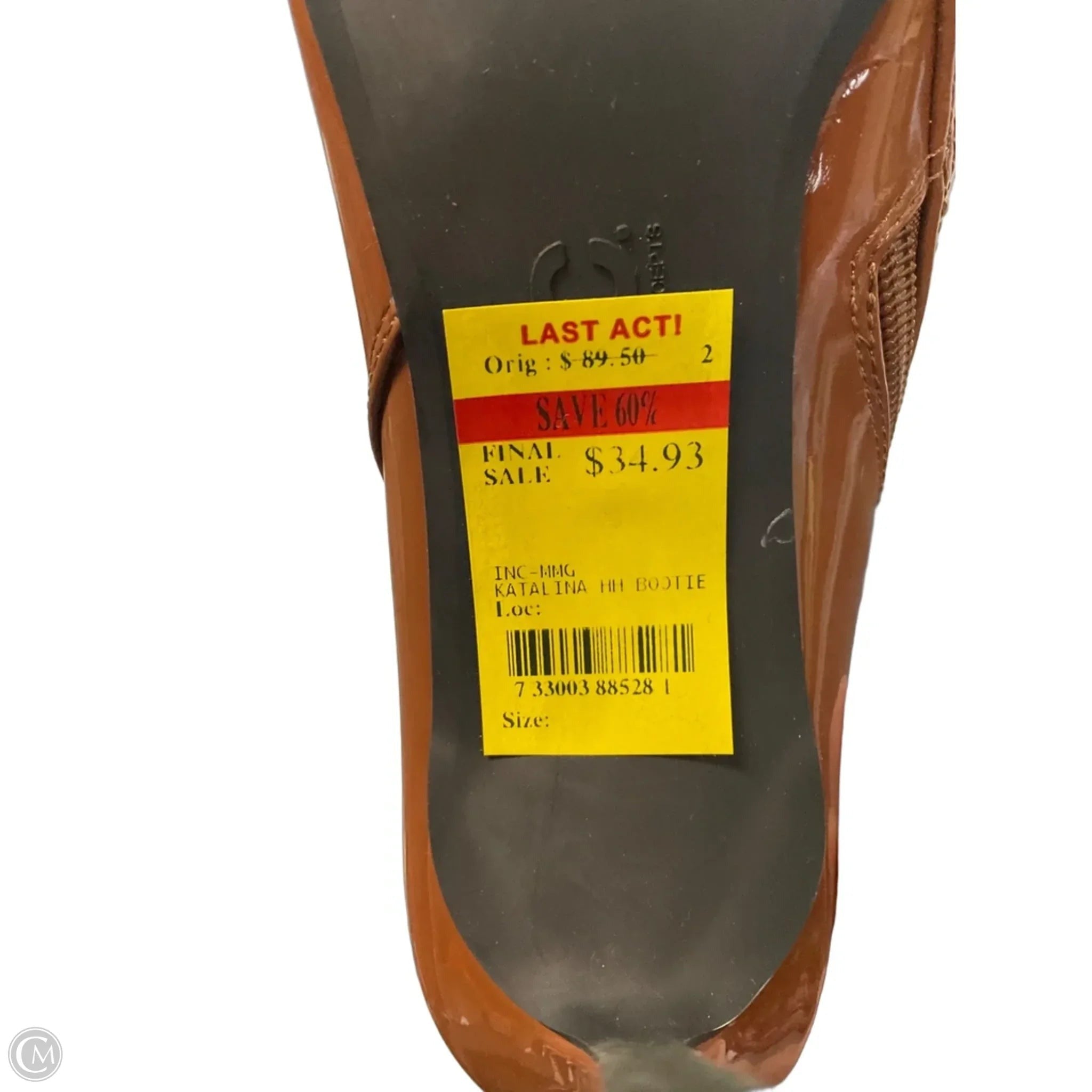 Shoes Heels Stiletto By Inc In Brown, Size: 9.5