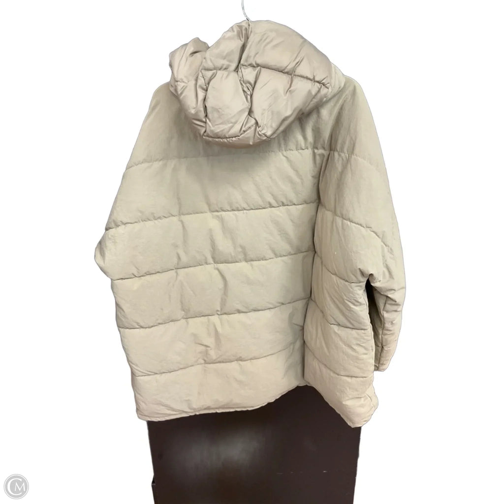Coat Puffer & Quilted By Madewell In Tan, Size: 1x