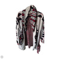 Sweater Cardigan By Moth In Black & Red, Size: M