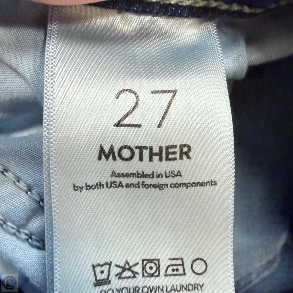 Jeans Boot Cut By Mother In Blue Denim, Size: 4