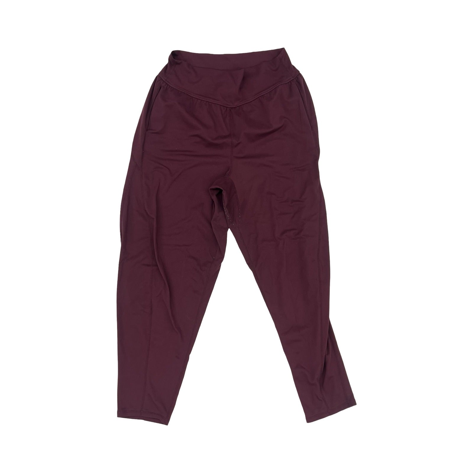 Athletic Pants By Mono B In Maroon, Size:L