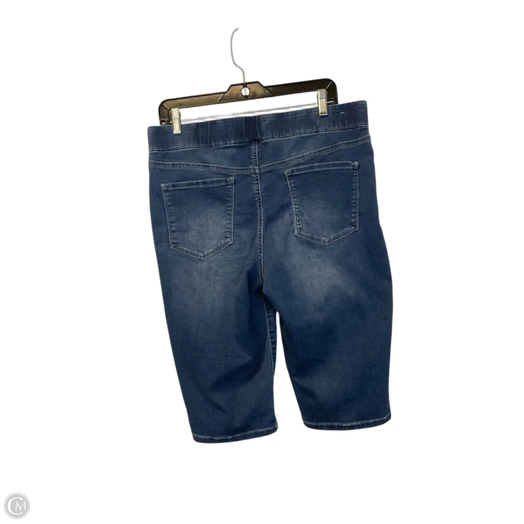 Shorts By Bandolino In Blue Denim, Size: 14