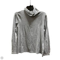 Top Long Sleeve Basic By Talbots In Grey, Size: L