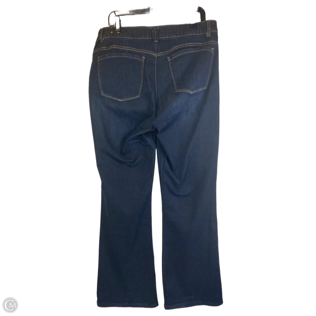 Jeans Straight By Democracy In Blue Denim, Size: 16