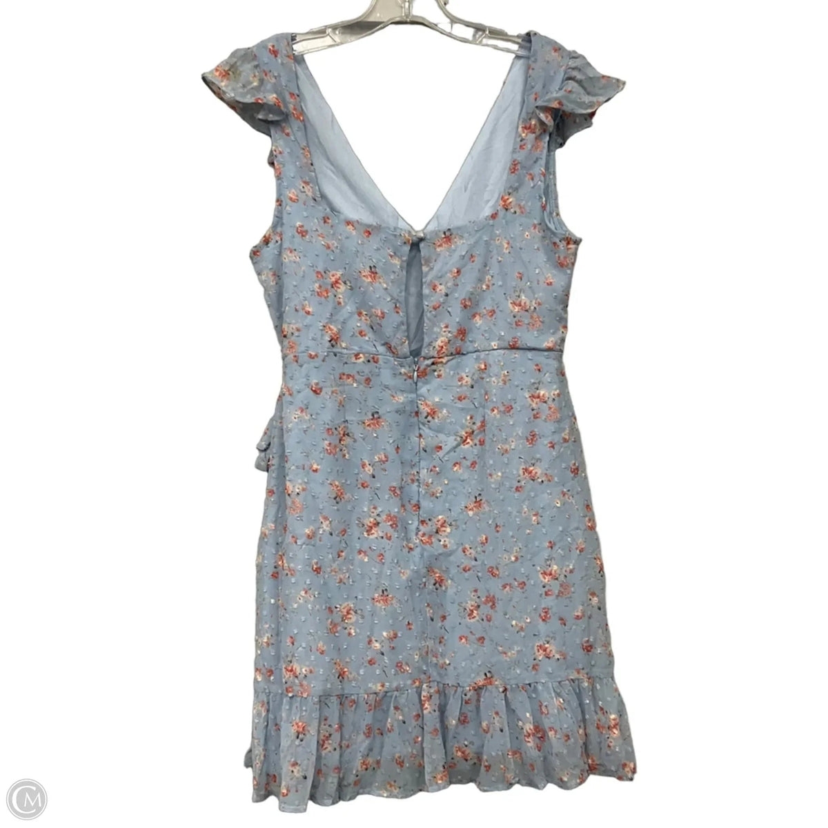 Dress Casual Short By Dee Elly In Blue, Size: L