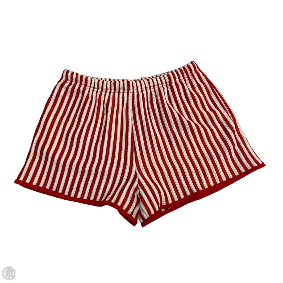 Shorts By Bailey Rose In Red & White, Size: S
