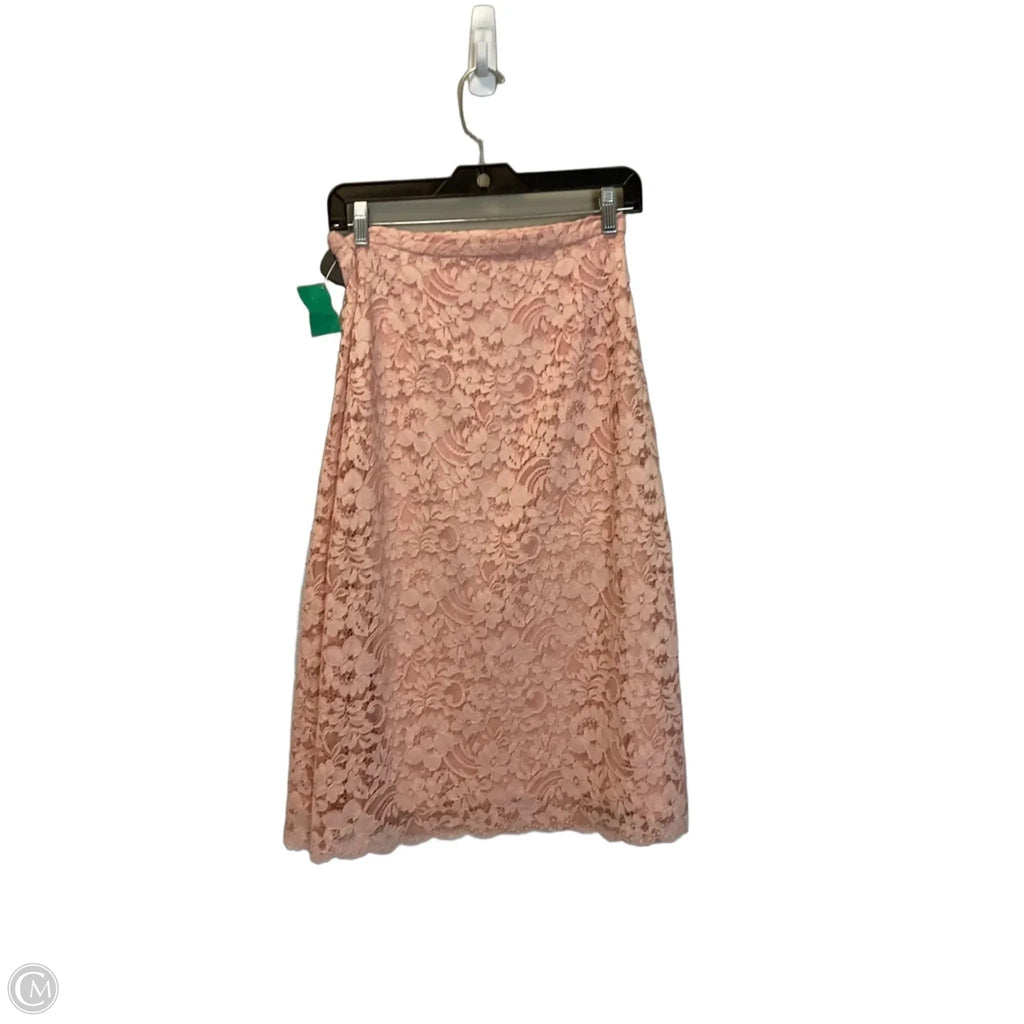 Skirt Midi By Zara In Pink, Size: Xs