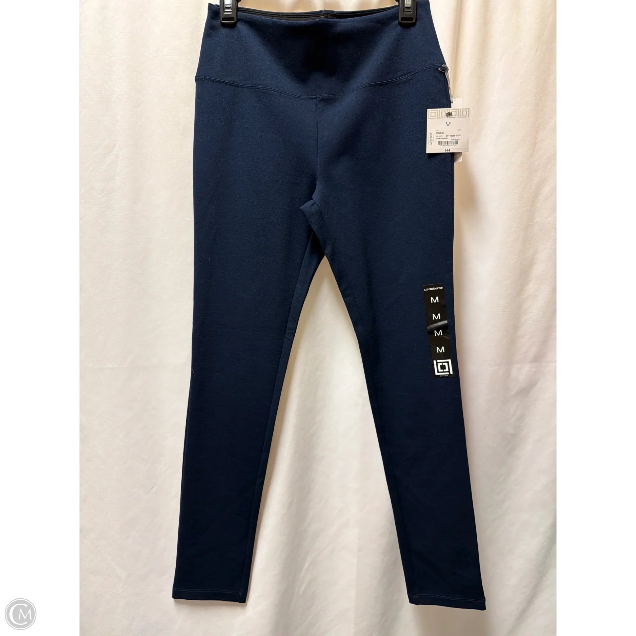 Pants Leggings By Liz Claiborne In Navy, Size: M