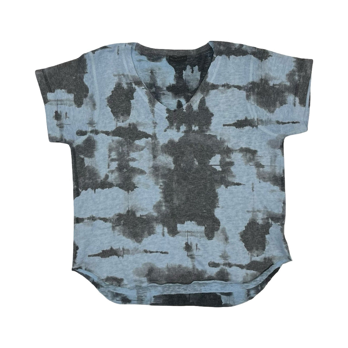 Top Ss By Nally And Millie In Blue & Grey, Size:Xlp