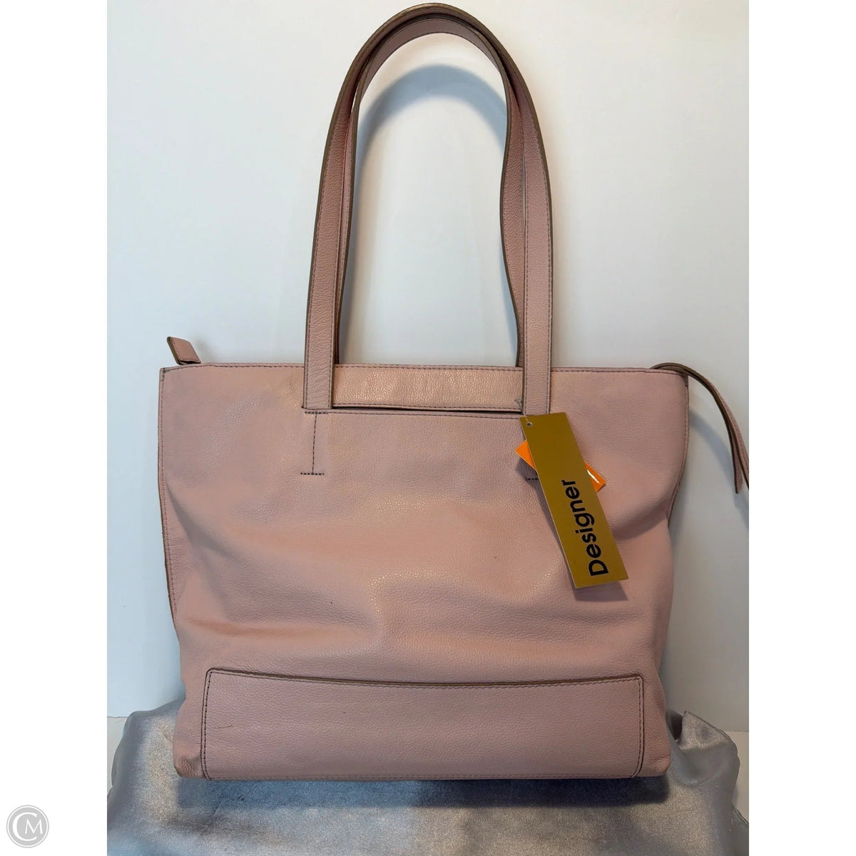 Handbag Leather By Fossil, Size: Large