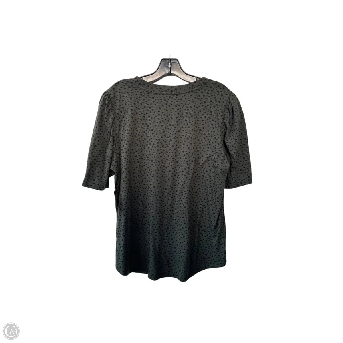 Top Short Sleeve By Democracy In Green, Size: Xl
