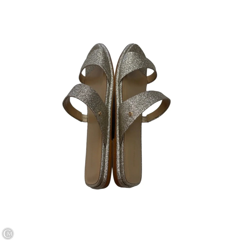Sandals Flats By Michael Kors In Gold, Size: 9.5