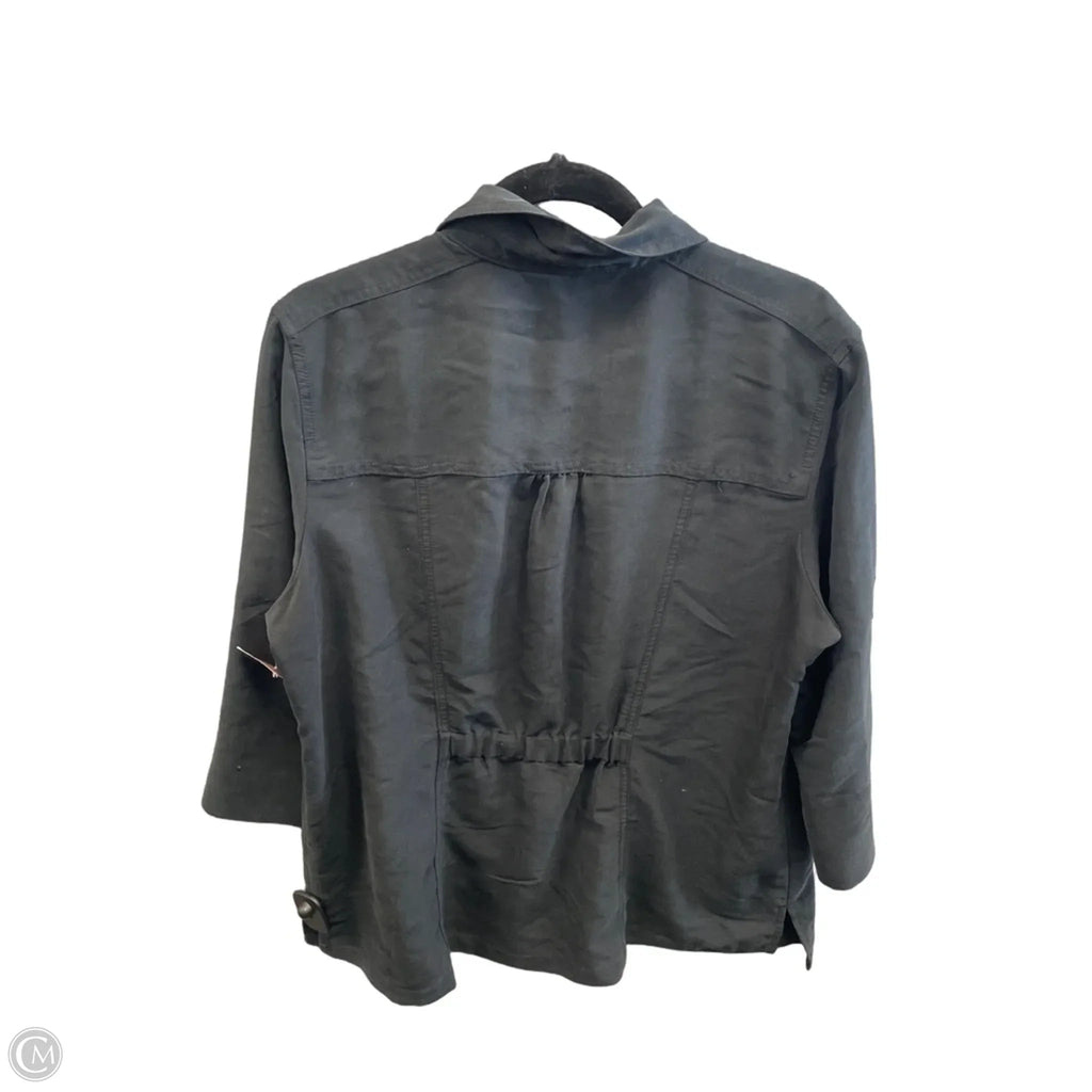 Top Long Sleeve By Chicos In Black, Size: L