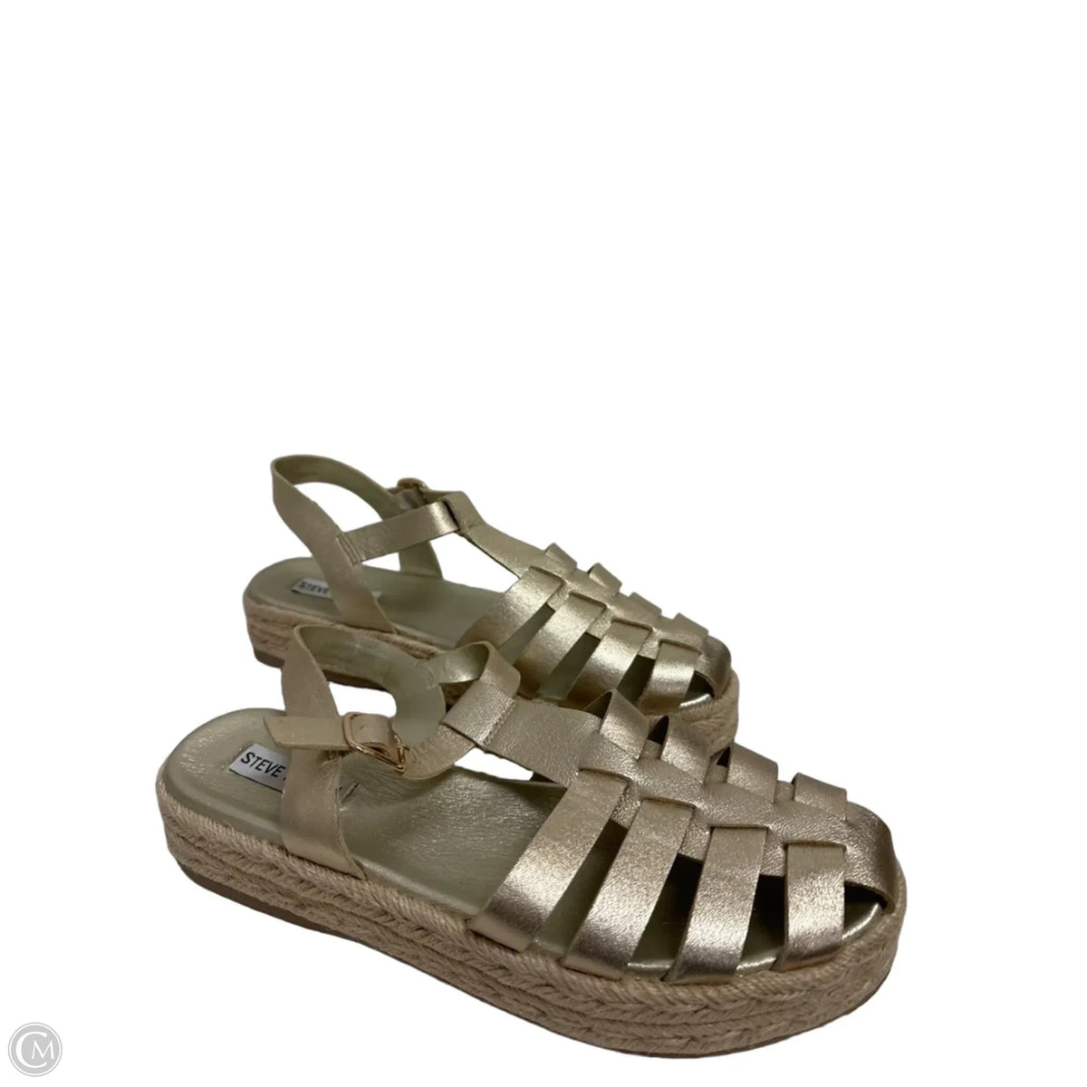 Sandals Flats By Steve Madden In Gold, Size: 10