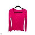 Top Long Sleeve Basic By A New Day In Pink, Size: S
