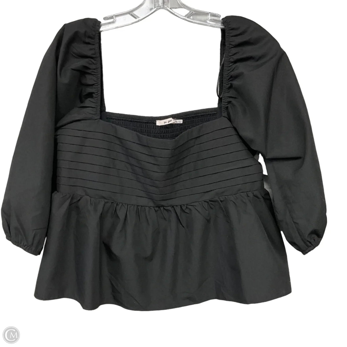 Top Short Sleeve By Mi Ami In Black, Size: Xl