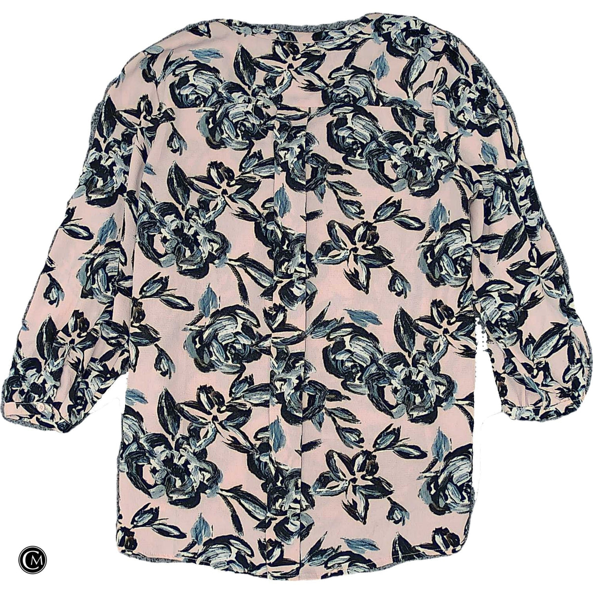 Blouse Ls By C&E In Black & Pink, Size: S