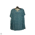 Top Short Sleeve By Kori America In Blue, Size: L