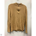 Top Long Sleeve By Tommy Hilfiger In Tan, Size: L