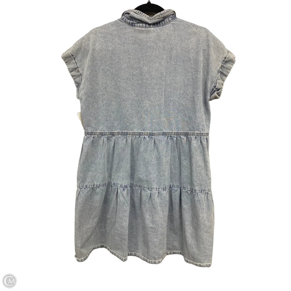 Dress Casual Short By Grace + Karma In Blue, Size: S