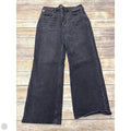 Jeans Straight By Abercrombie And Fitch In Black Denim, Size: 12