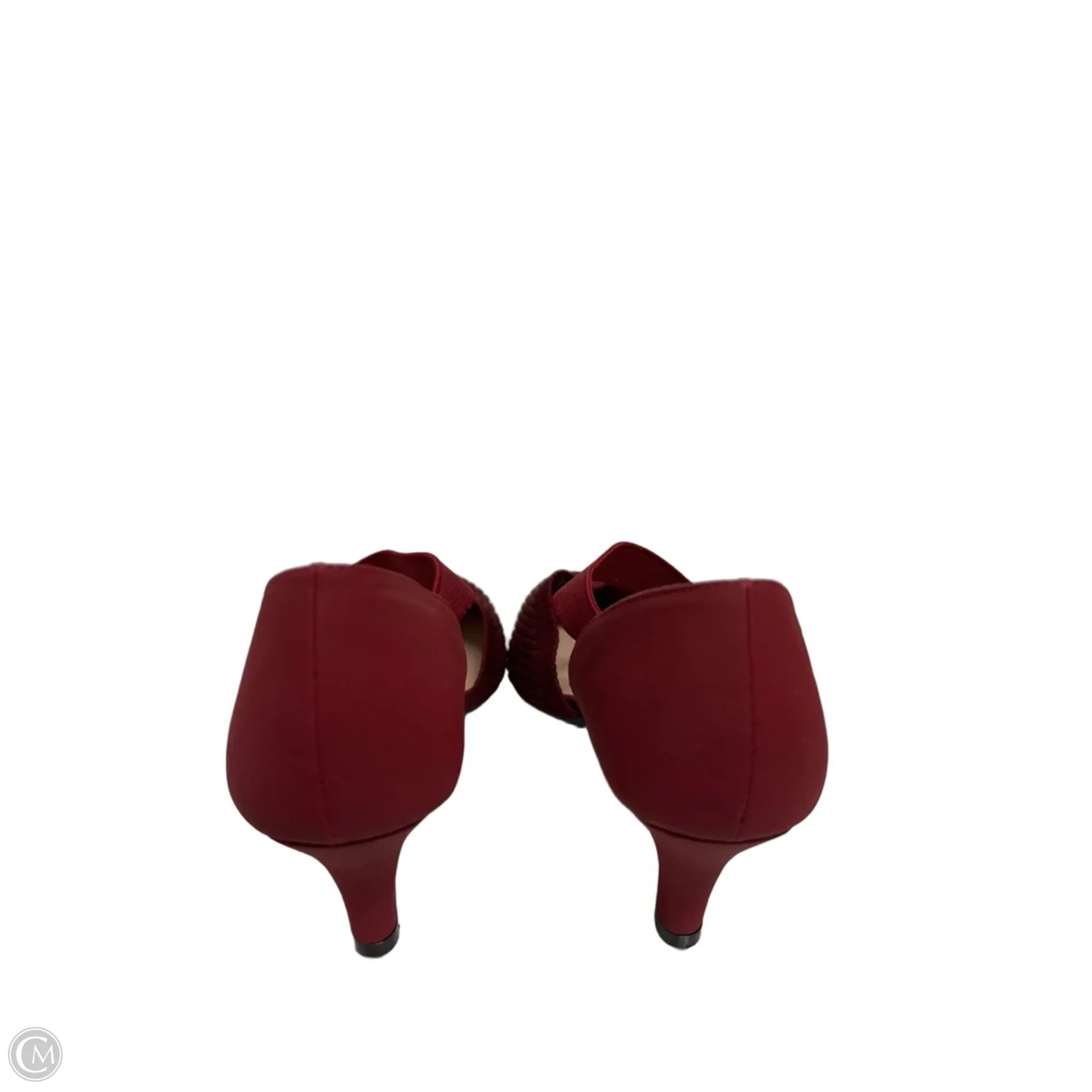 Shoes Heels Kitten By Forever In Red, Size: 8