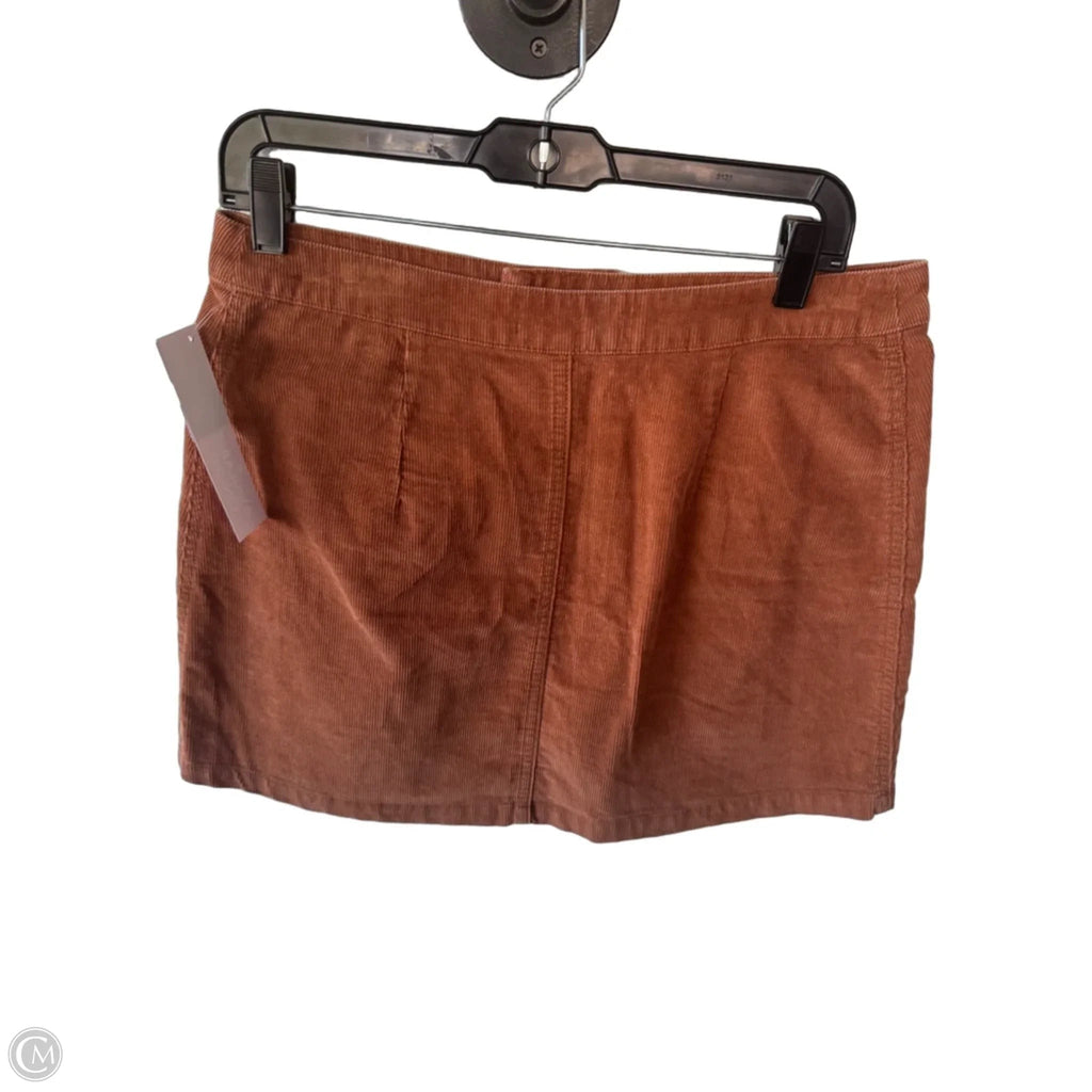 Skirt Mini & Short By Abercrombie And Fitch In Brown, Size: 8