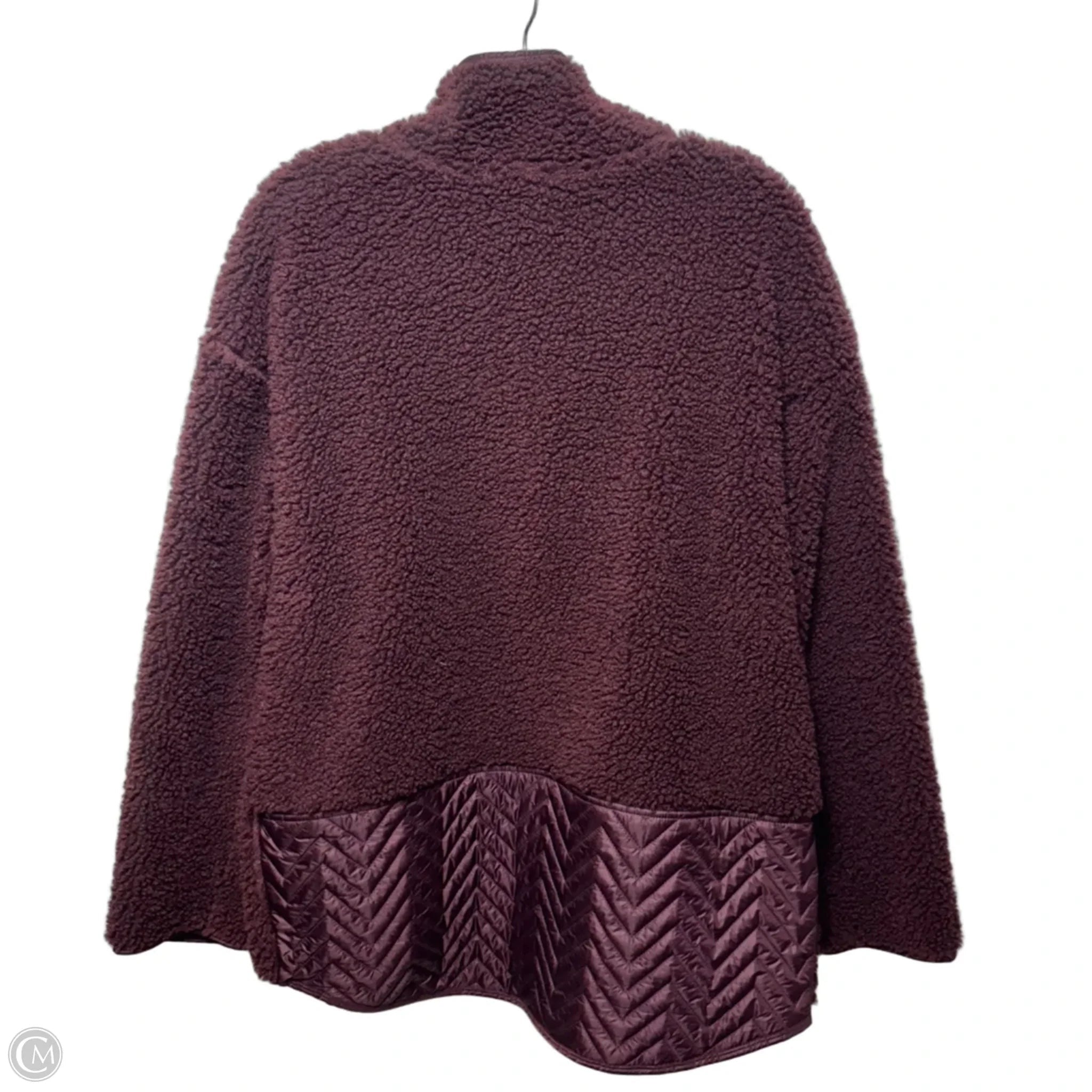 Athletic Sweatshirt Crewneck By Athleta In Maroon, Size: L