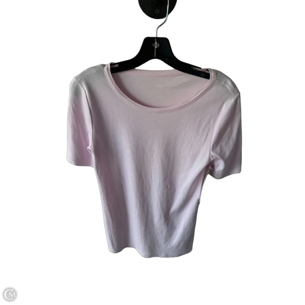 Top Short Sleeve Basic By J. Crew In Pink, Size: S