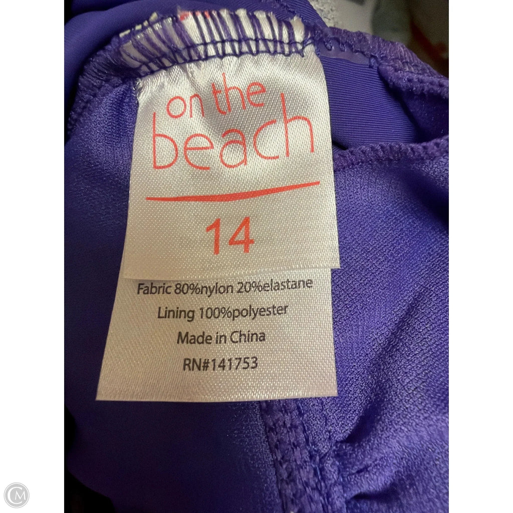 Swimsuit By Clothes Mentor In Purple, Size: L