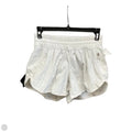 Athletic Shorts By Lululemon In White, Size: 6